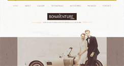 Desktop Screenshot of bonaventuretuxedo.com